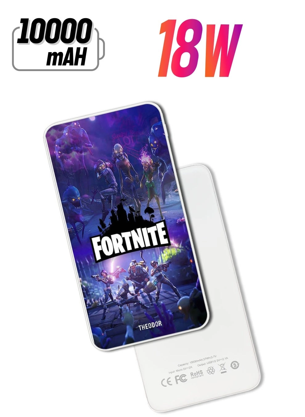 Theodor PPBA187 - 10000mAh 18W PD