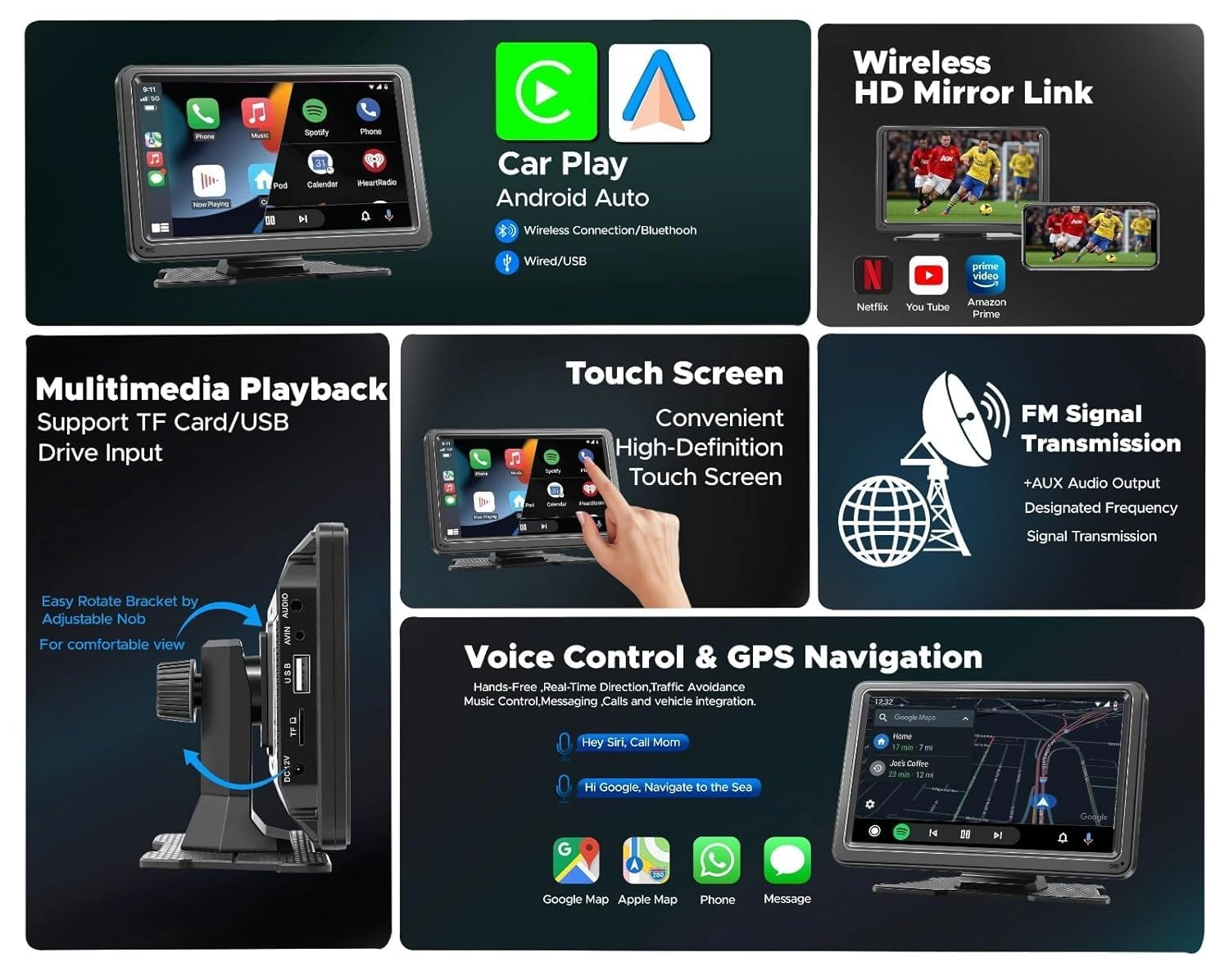Portable Screen - 7 Inch