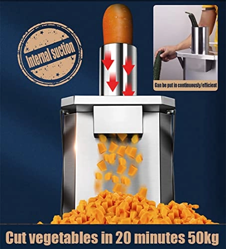 Vegetable Cutter - 200W 6/8/10/12/15mm Blades