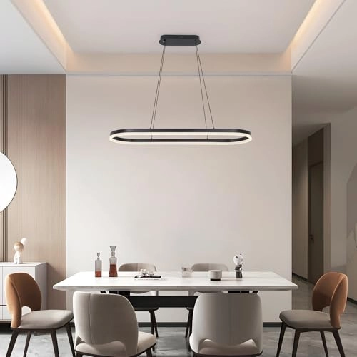 LED Oval Chandelier - 100cm