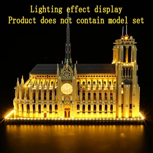 LED Light Kit - For 21061 Compatible with Notre Dame de Paris