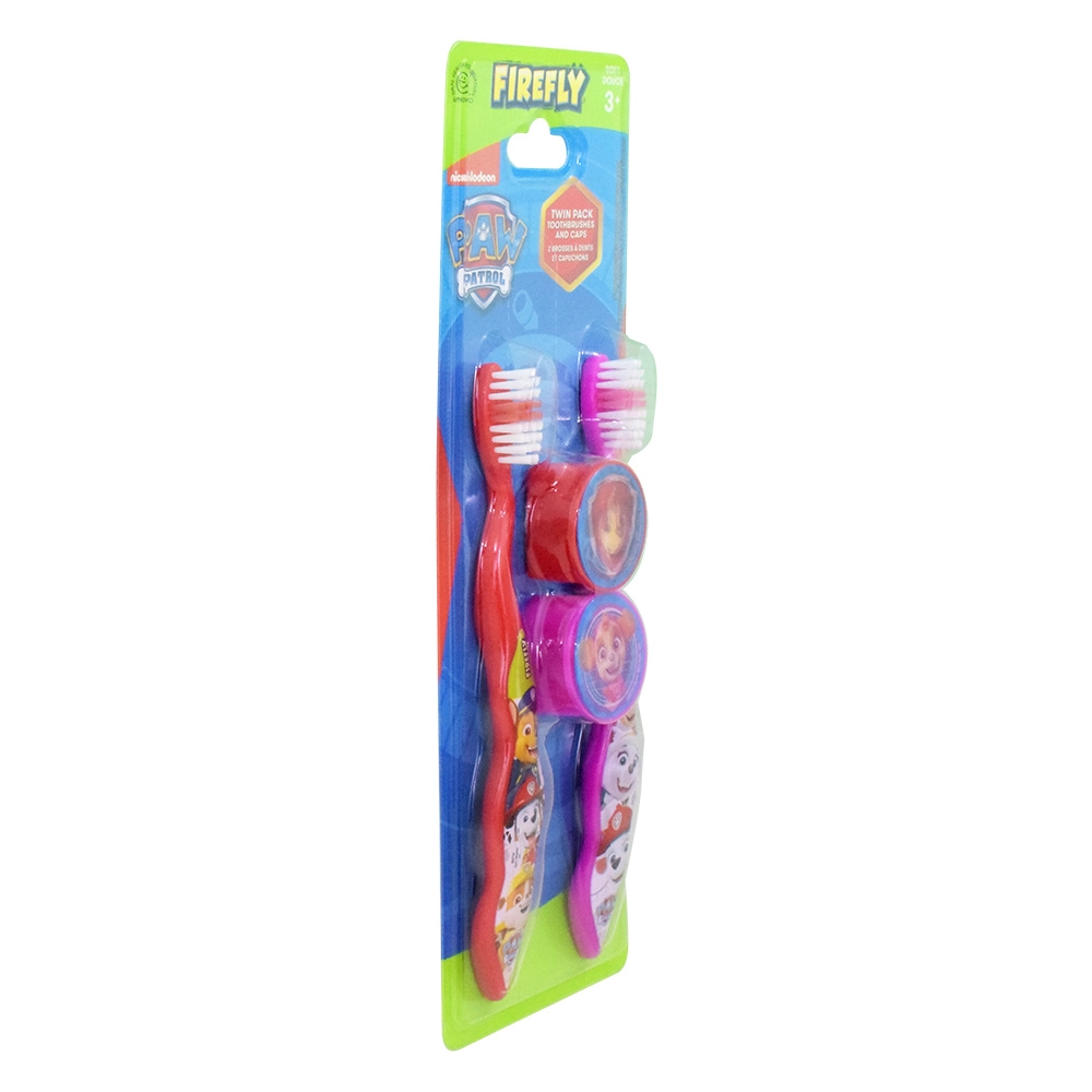 Paw Patrol Toothbrush - With Caps 2-Piece Pack