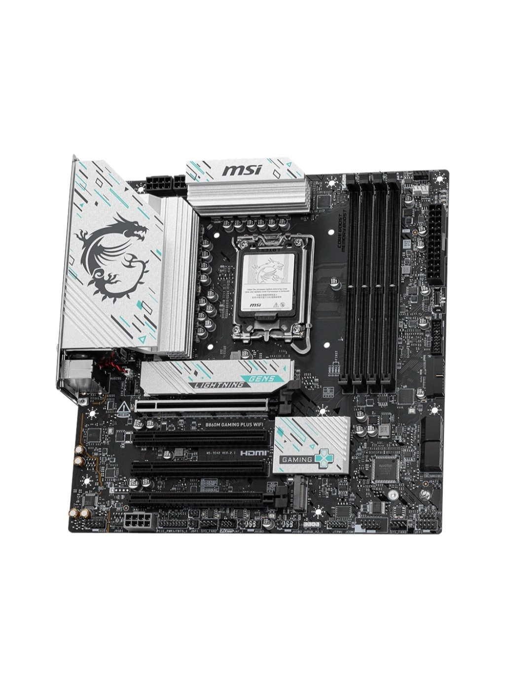 B860M GAMING PLUS - mATX LGA 1851 Wi-Fi 7
