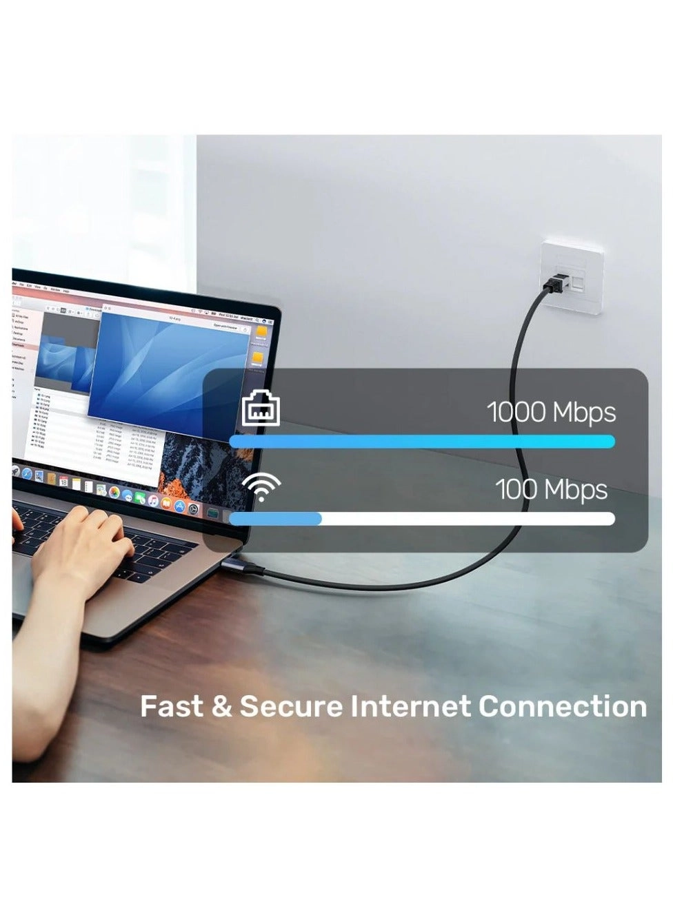 USB-C to Ethernet Adapter - 3 Meter