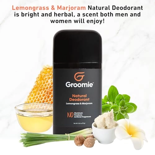 Natural Deodorant - Lemongrass & Marjoram 2.65 oz.