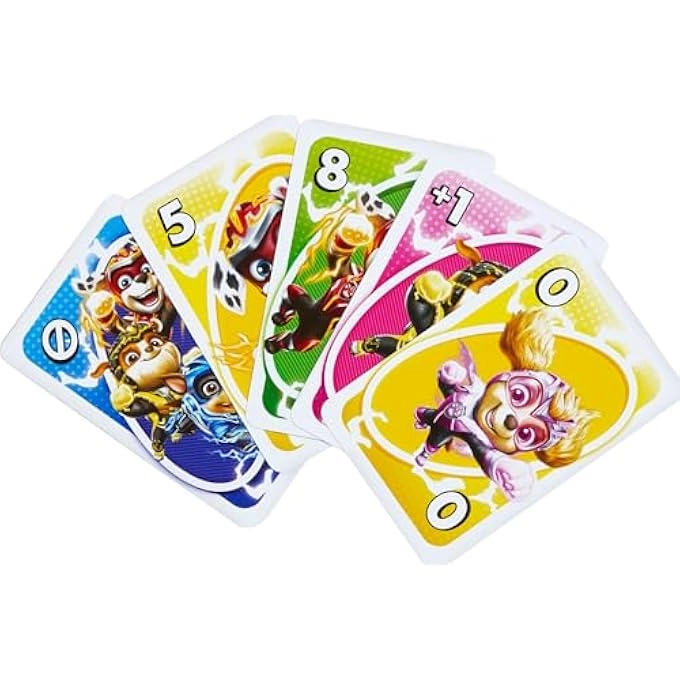 UNO JUNIOR PAW PATROL: THE MIGHTY MOVIE - Card Game