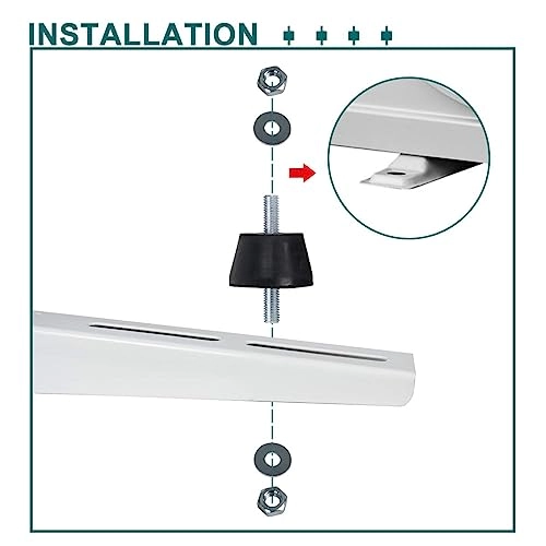 Air Conditioner Anti-Vibration Rubber Pads - M8 4 pack