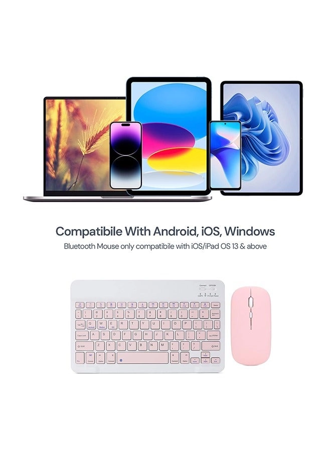 Bluetooth Keyboard & Mouse Combo - QWERTY Wireless