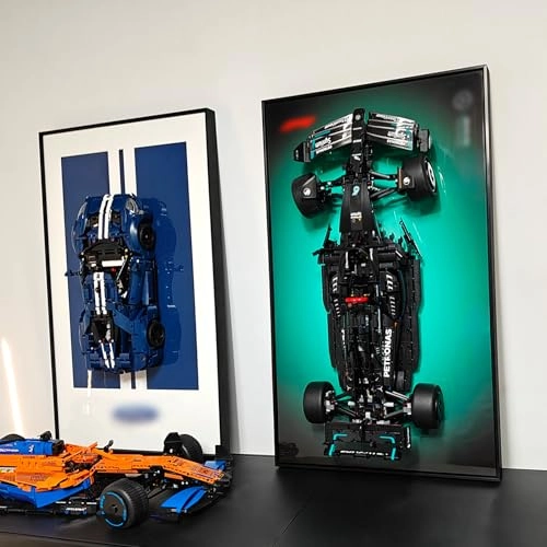 Lego Technic Display Wall Board (42171) - For Mercedes-AMG F1 W14 E LED strip light