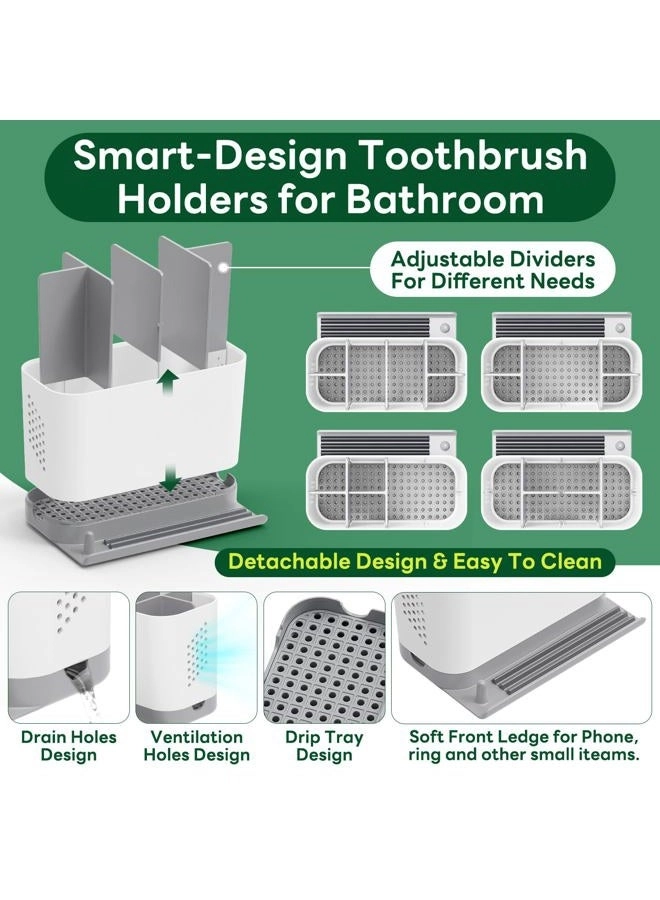 Toothbrush Holder - Countertop 6 slots