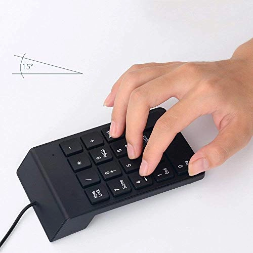 USB Numeric Keypad - 18 Key USB Black