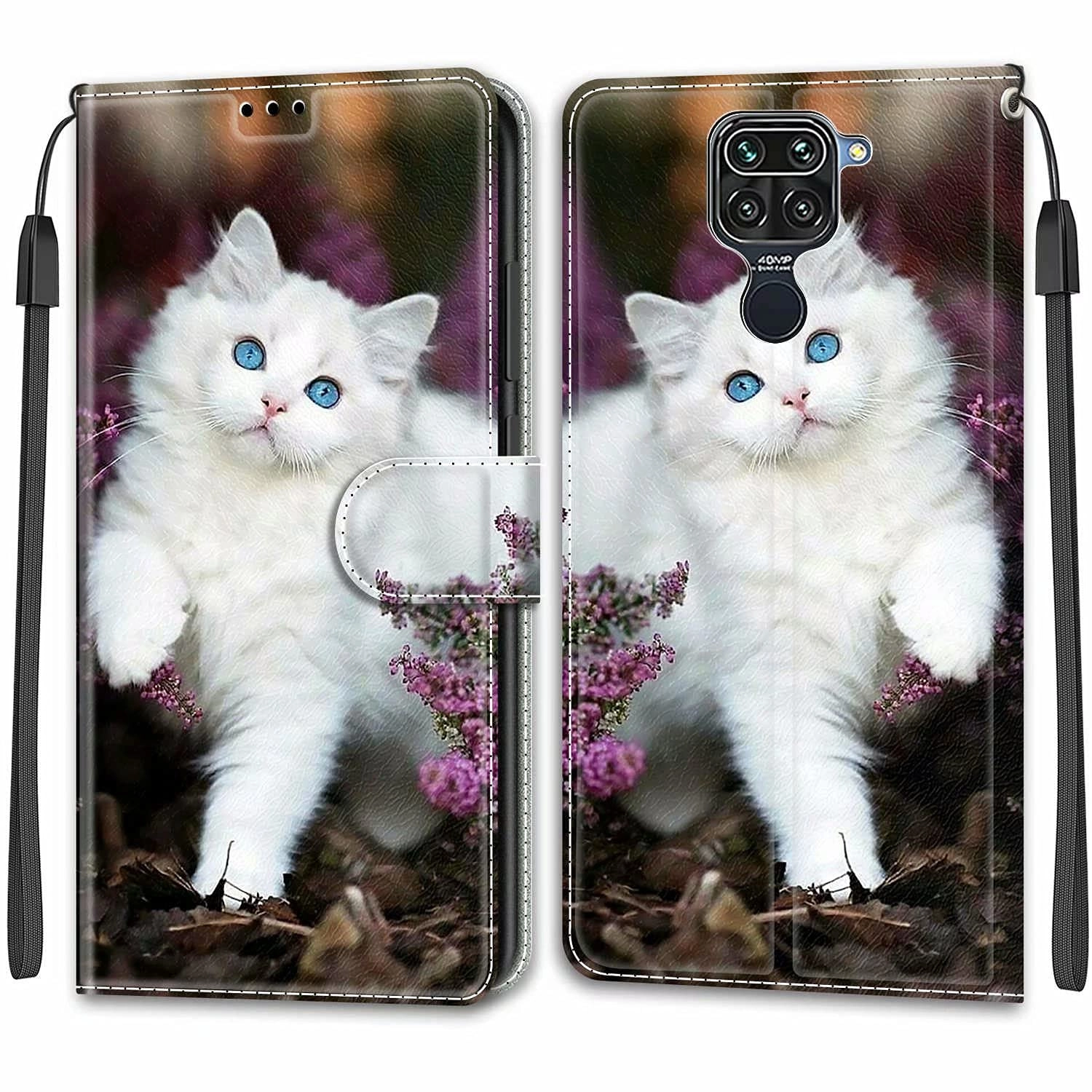 Nadoli Wallet Case - Faux Leather Thermoplastic Polyurethane for Xiaomi Redmi Note 9