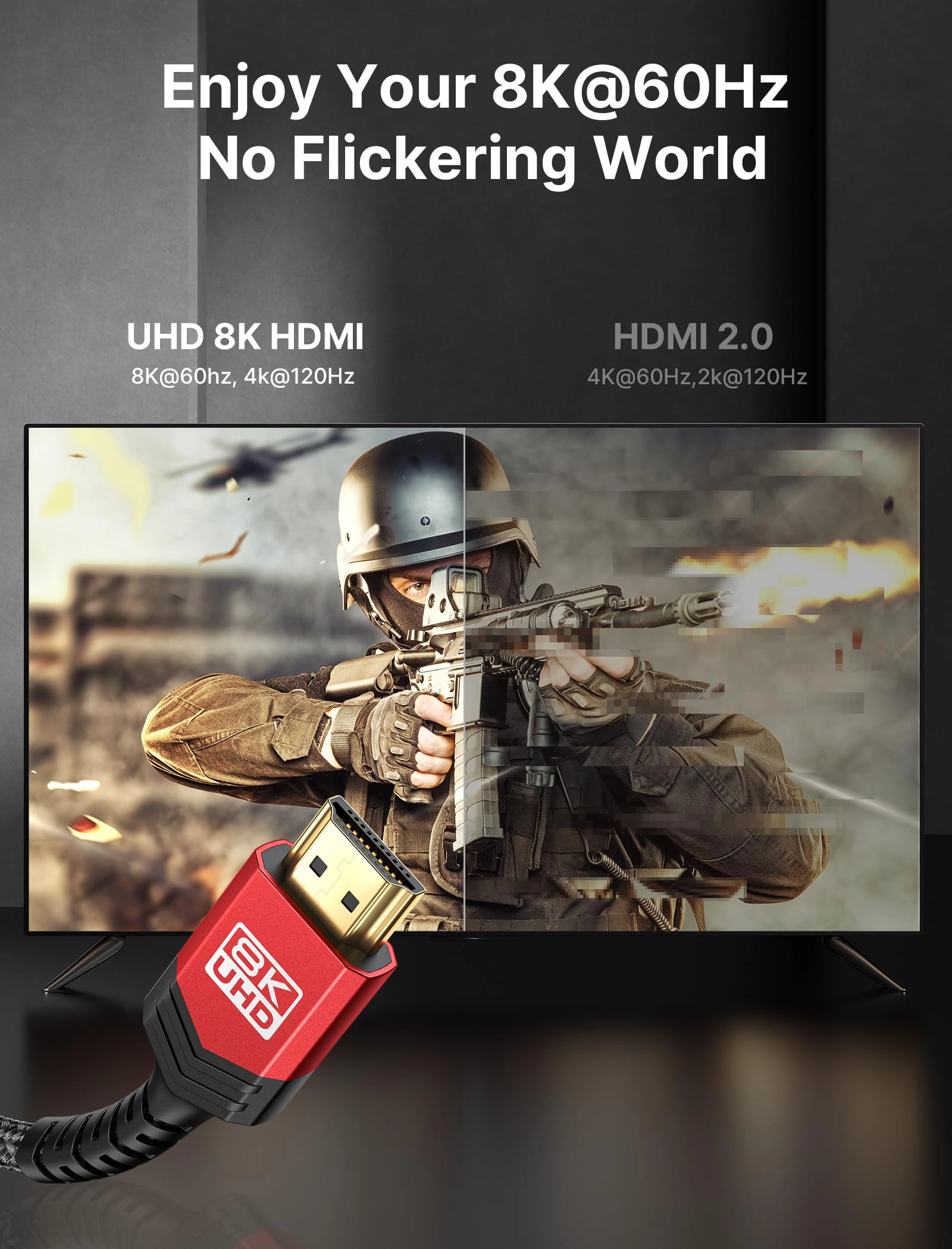 8K HDMI Cable 4.572m