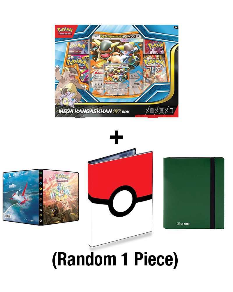 Mega Kangaskhan ex - Box 1 foil promo 1 oversize lenticular 4 booster packs