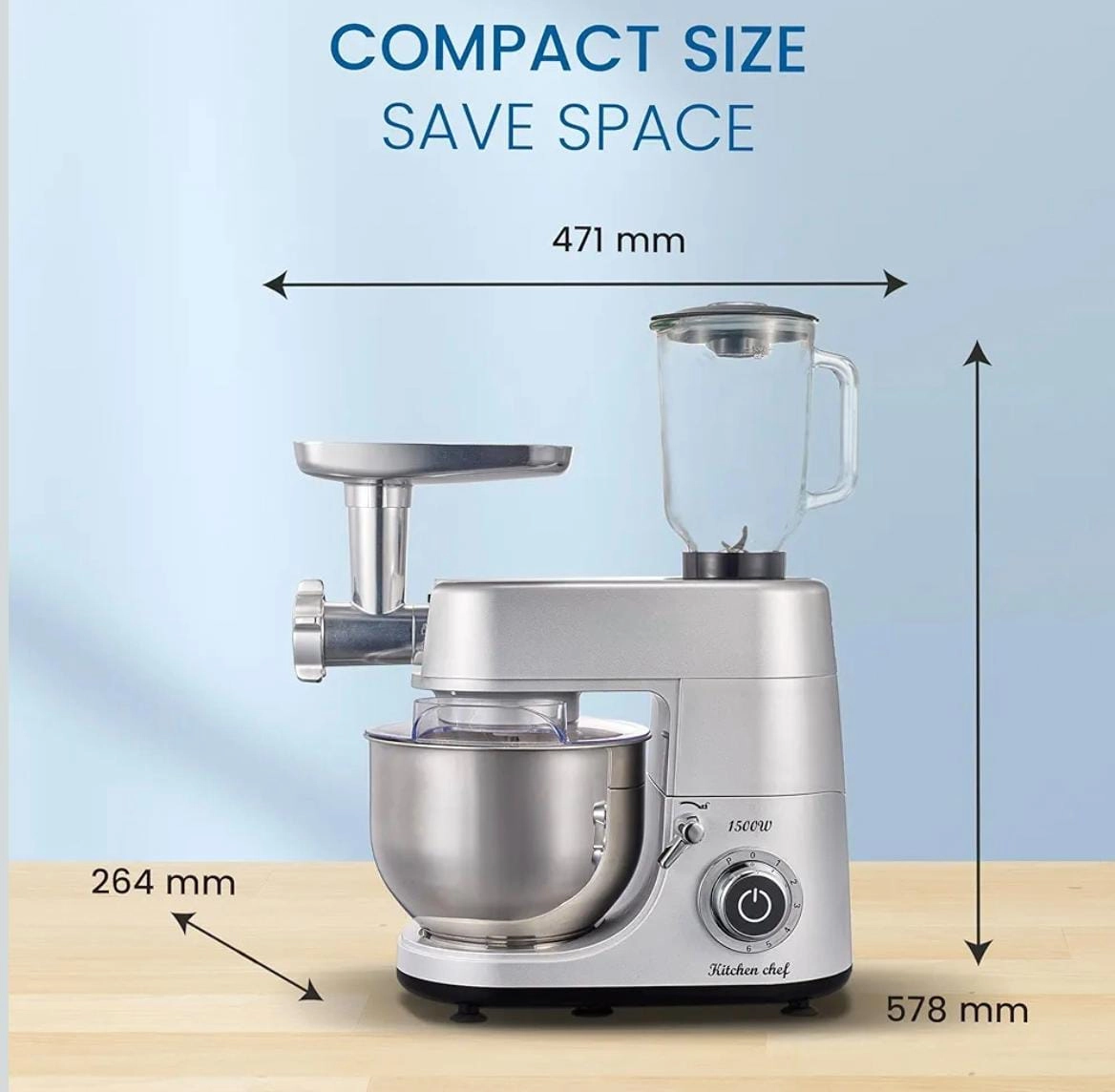 Stand Mixer - 7L 1500W