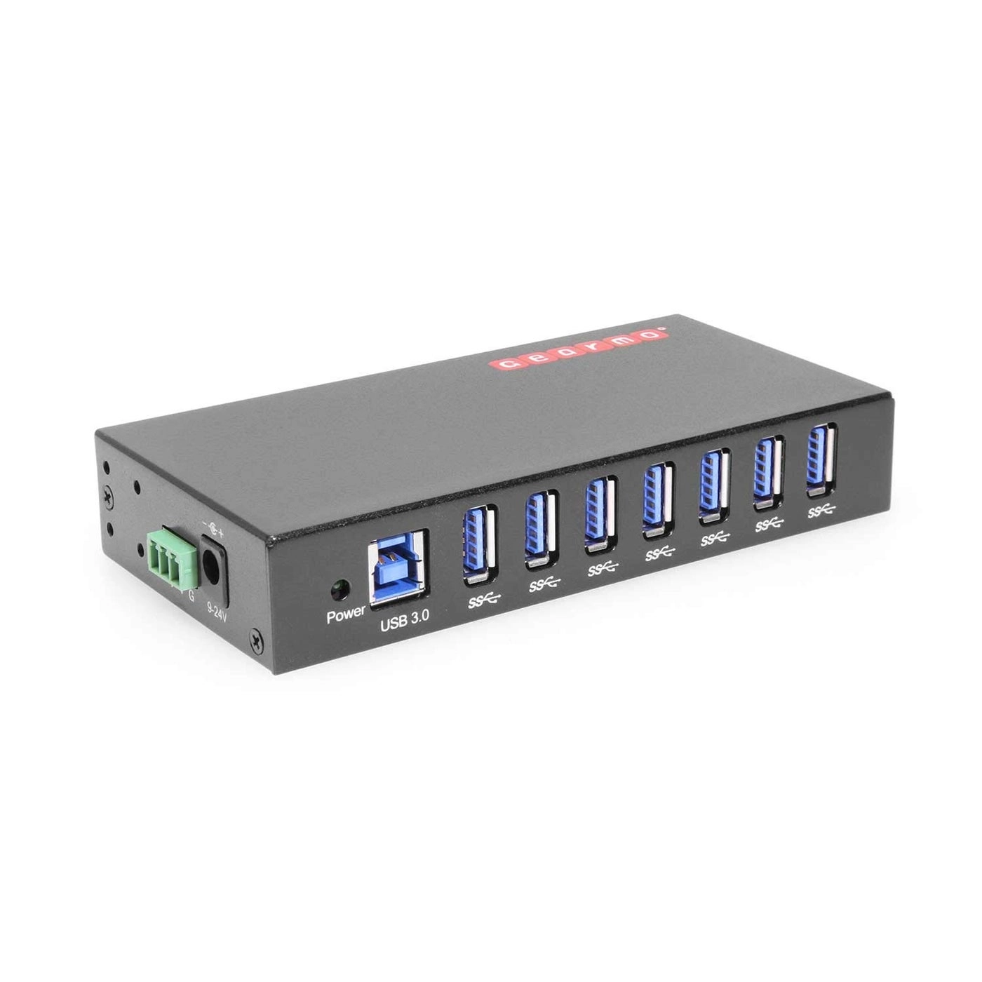 Gearmo 7 Port USB 3.0 Hub - Compatible with Windows 7/8/10/11, MacOS & Linux