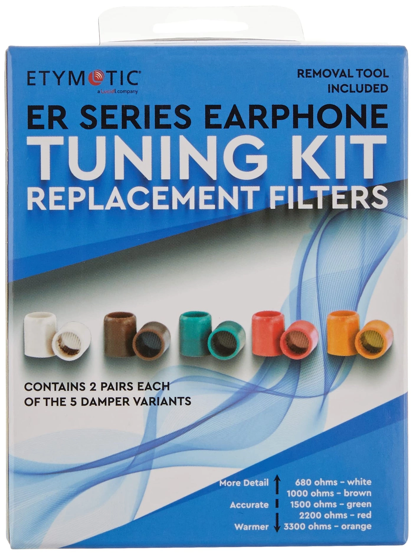 Etymotic Tuning Kit for ER Series Earphone - 5 Different Filters
