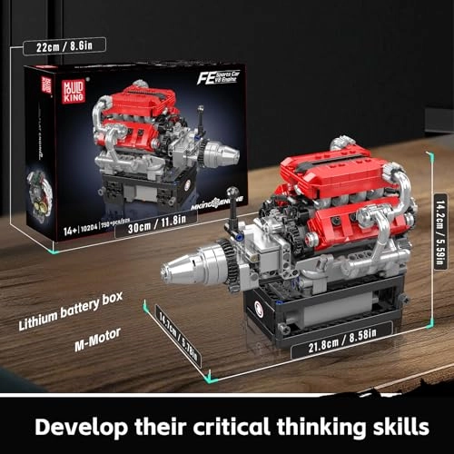 10204 - V8 motor Motor Engine Model Kit