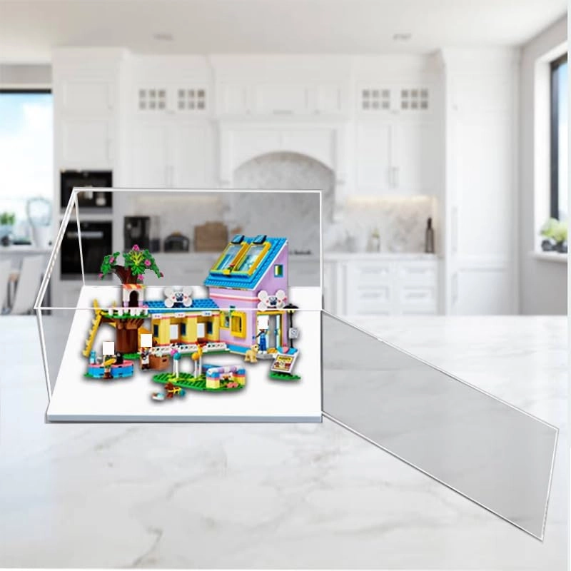 Lego Friends Display Case (41727) - 11.81x11.81x8.66in White Bottom 1