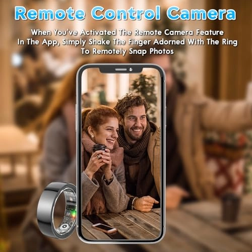 Smart Health Ring - Blood Pressure Monitor Heart Rate Blood Oxygen