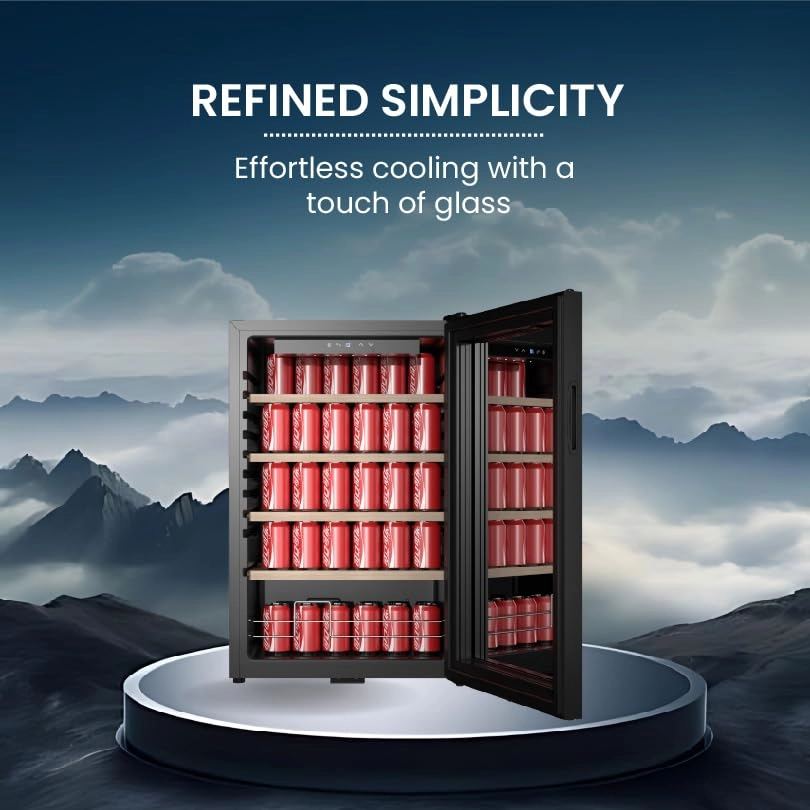 Compressor Beverage Cooler - 115 L 220 kW Black