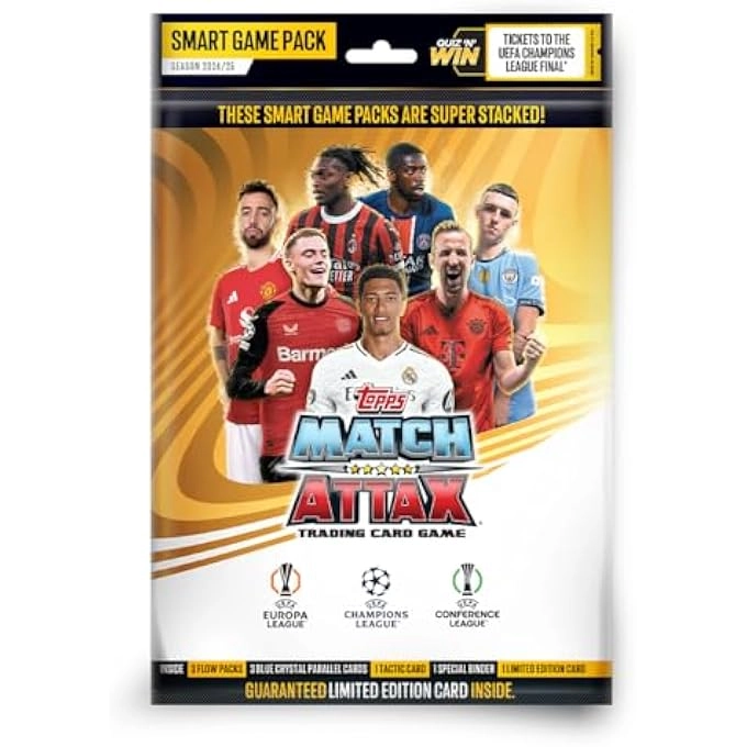 UEFA CHAMPIONS LEAGUE MATCH ATTAX 24/25 Smart Game Pack