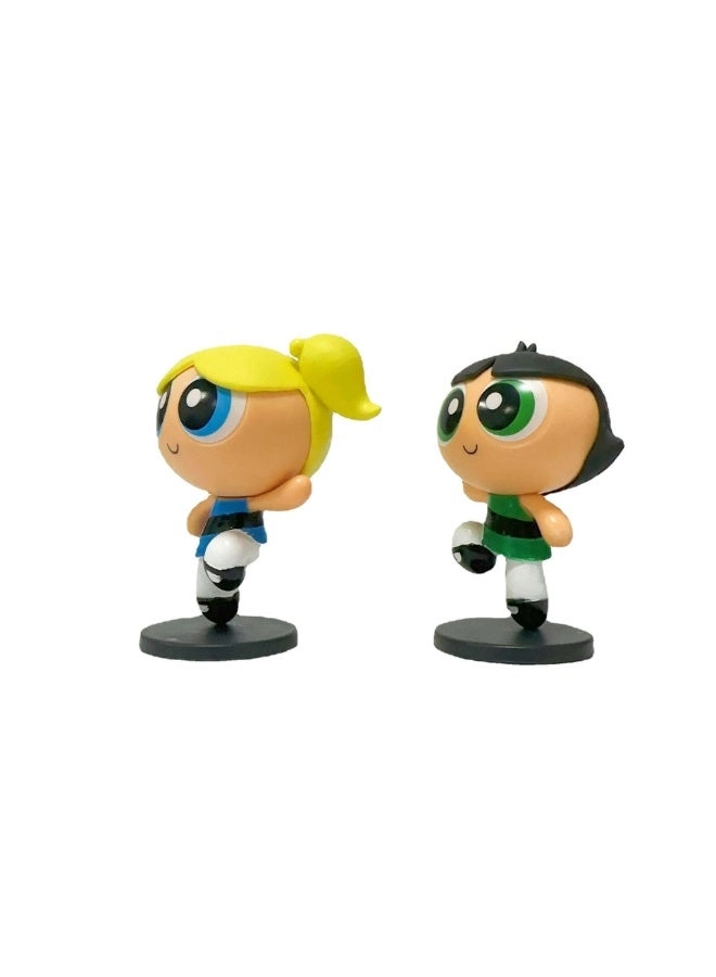 Blossom + Bubbles + Buttercup + Mojo Jojo - The Powerpuff Girls - Figure Set