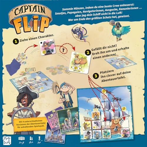 Captain Flip - Family Game Tile Game (German)