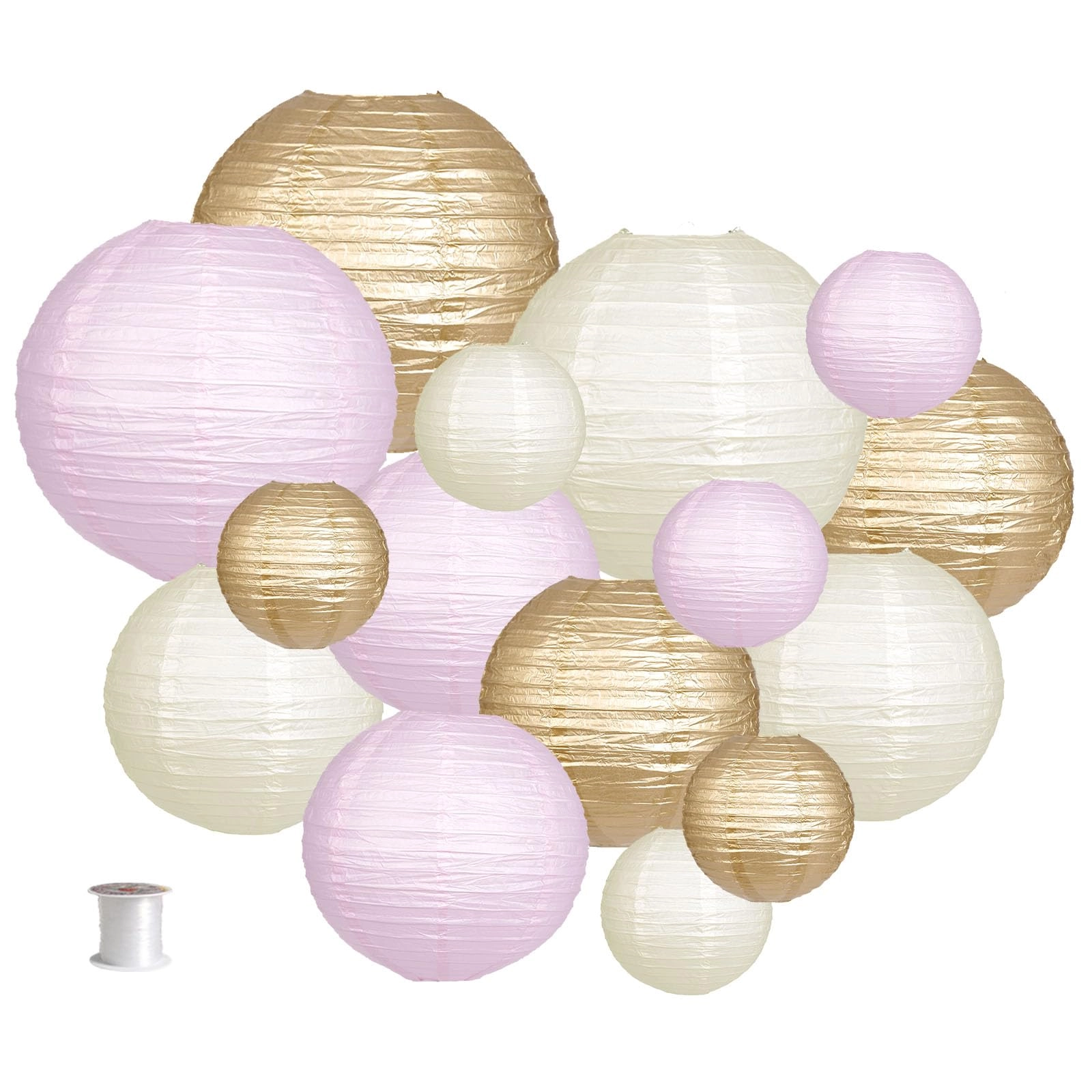 zilue Paper Lanterns - 15pcs Wedding Engagement Baby Showers Birthday Party