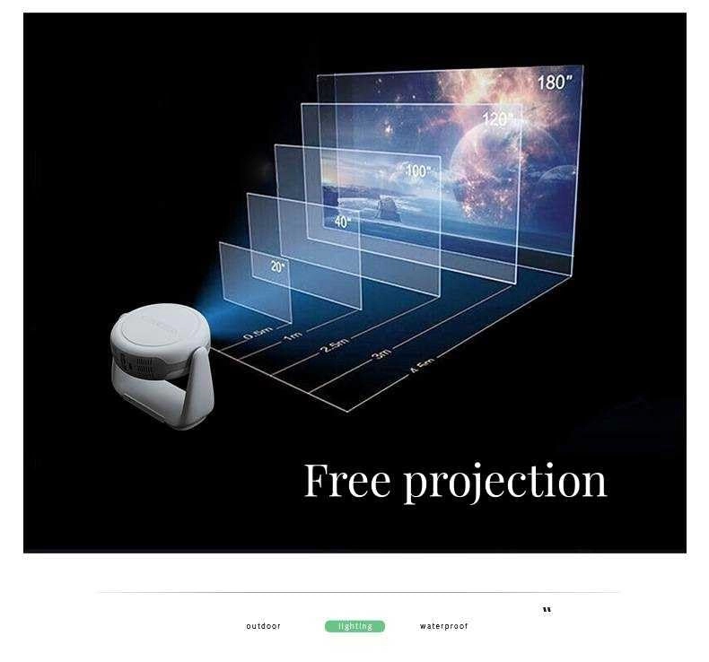 Smart Projector - 12000 LUX 3840 Pixels