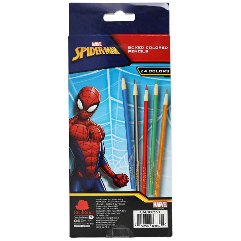 Spider-Man Colored Pencils - 24