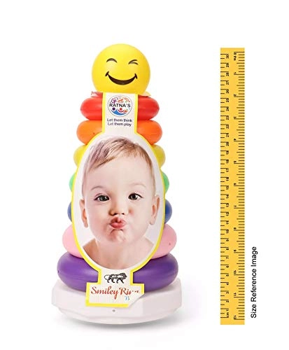 Smiley Stacking Ring - 7 Rings