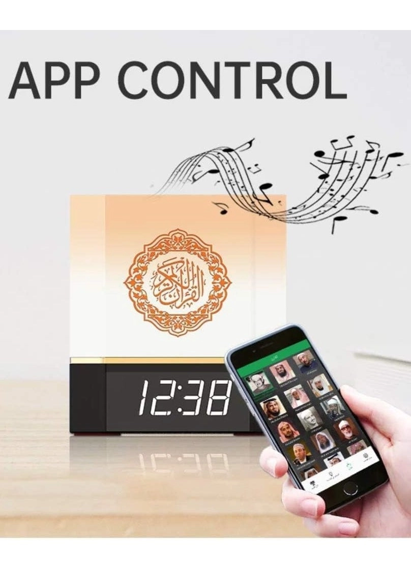 Complete Quran Speaker - Lamp Clock 14 Languages