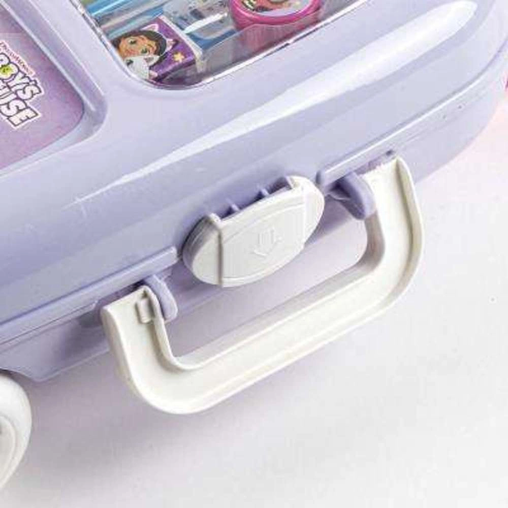 Trolley Colorable Stationery Set - 3 colored markers 3 colored pencils