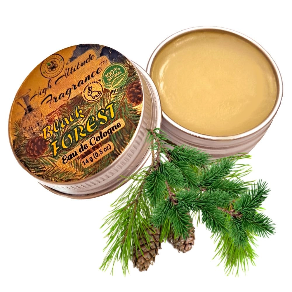 HIGH ALTITUDE COSMECEUTICALS Black FOREST Cologne - 0.5oz