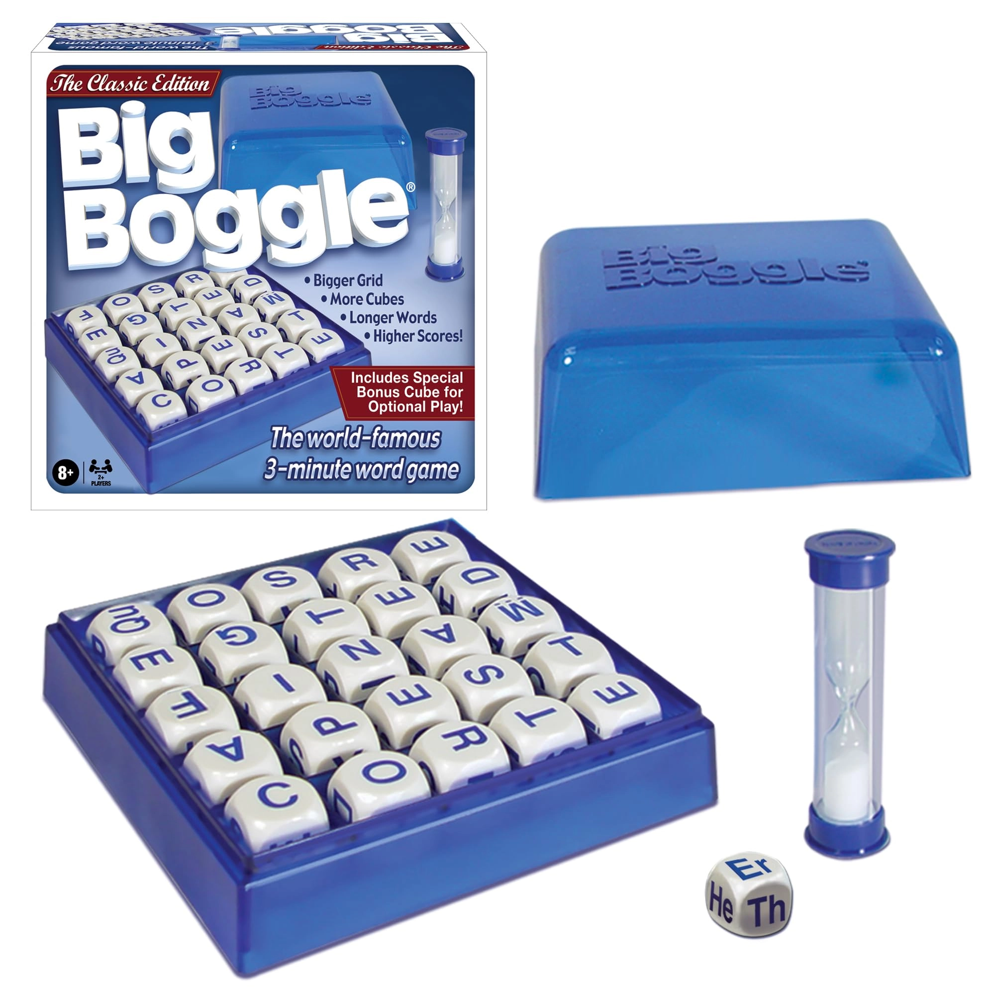 Big Boggle - 5x5 Grid 25 Letter Cubes