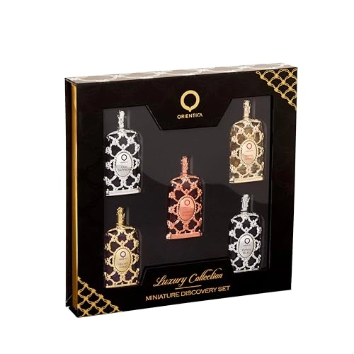 Amber Rouge Eau de Parfum 7.5ml + Royal Amber Eau de Parfum 7.5ml + Oud Saffron Eau de Parfum 7.5ml + Velvet Gold Eau de Parfum 7.5ml + Royal Bleu Eau de Parfum 7.5ml