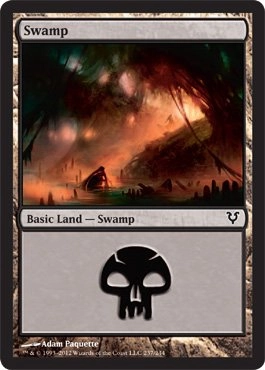 Magic: the Gathering Swamp 237 - Avacyn Restored