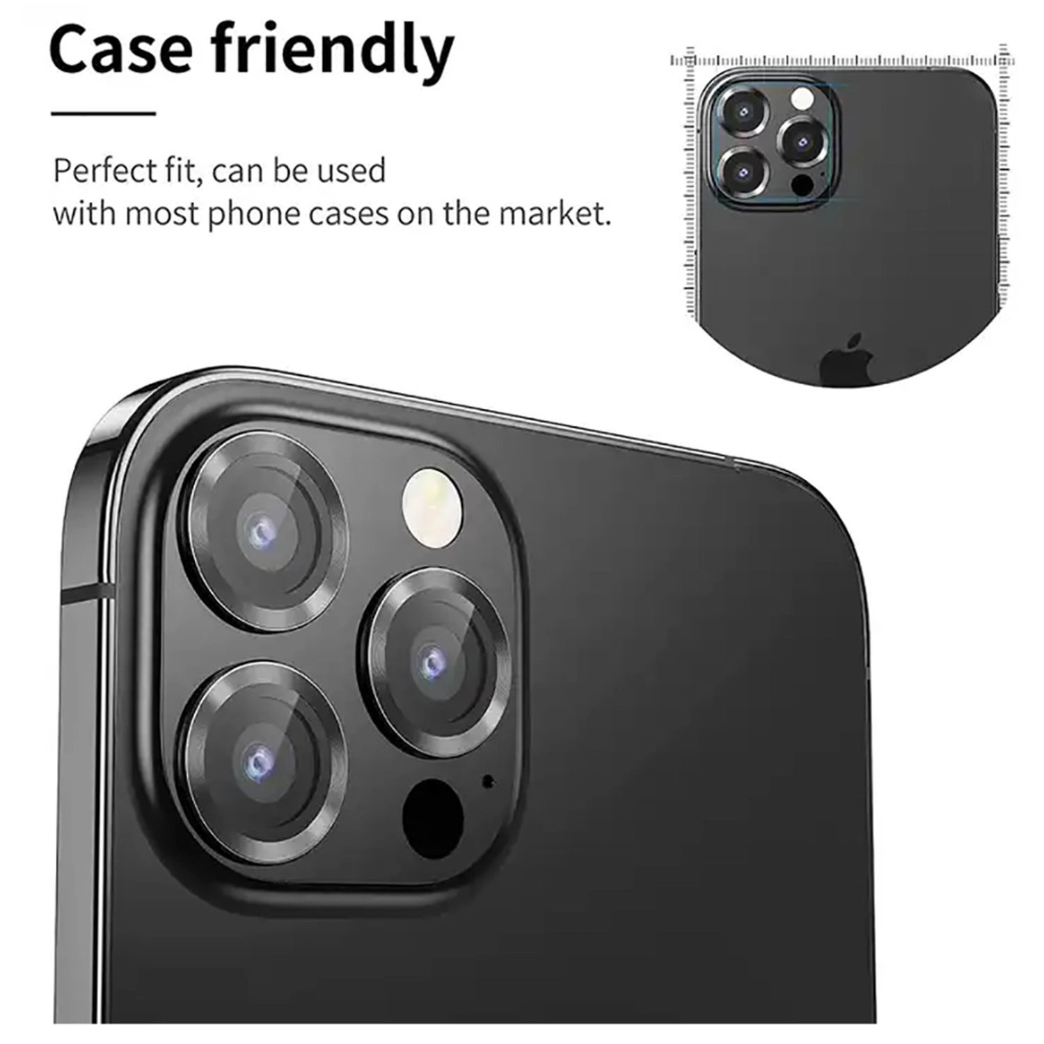 Clear Camera Lens Protector for iPhone 15
