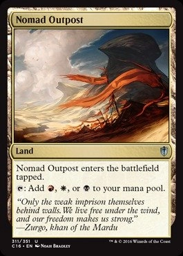 Magic: the Gathering Nomad Outpost - Uncommon Commander 2016