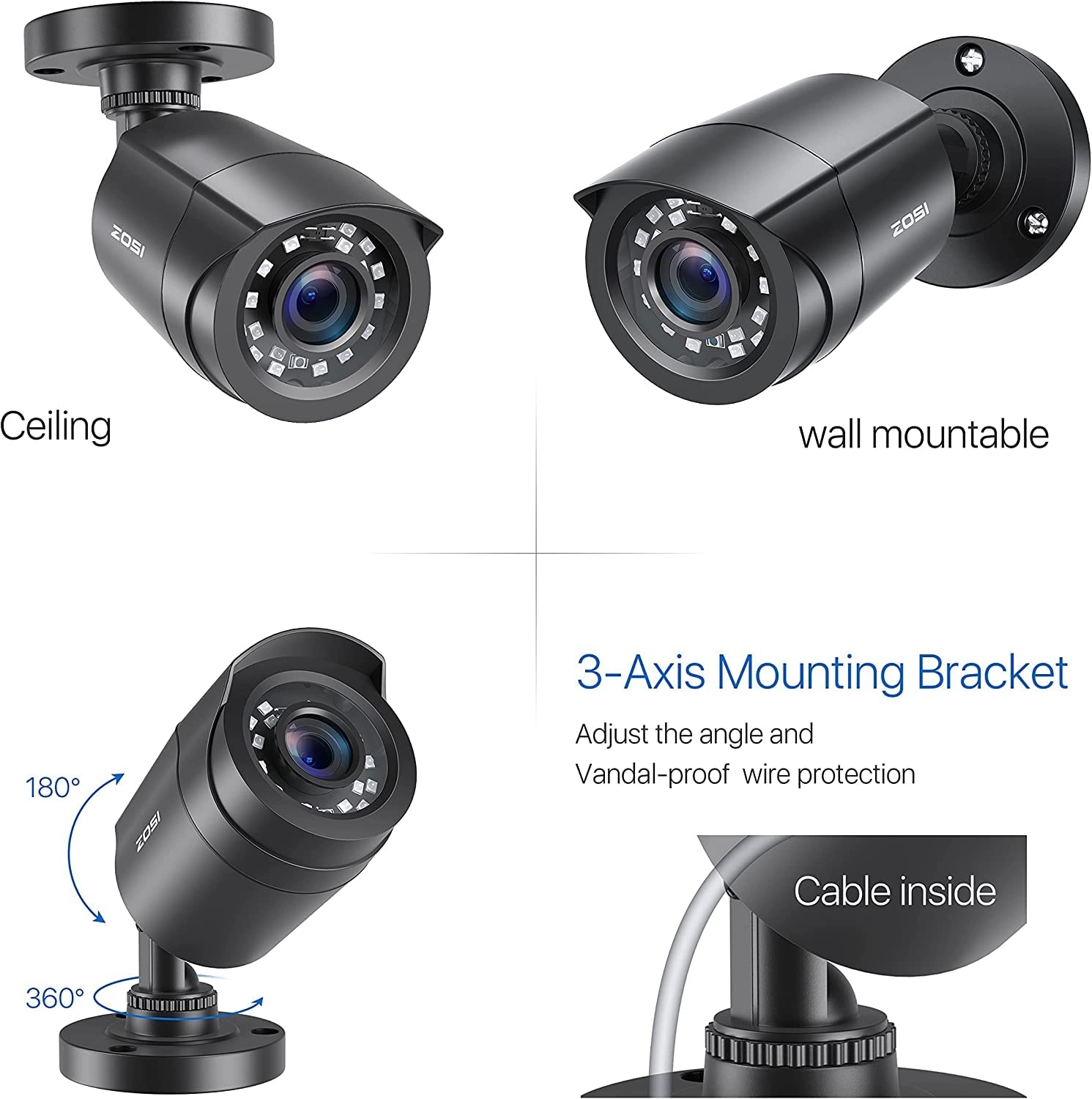 AP CCTV Camera 1080p Pack