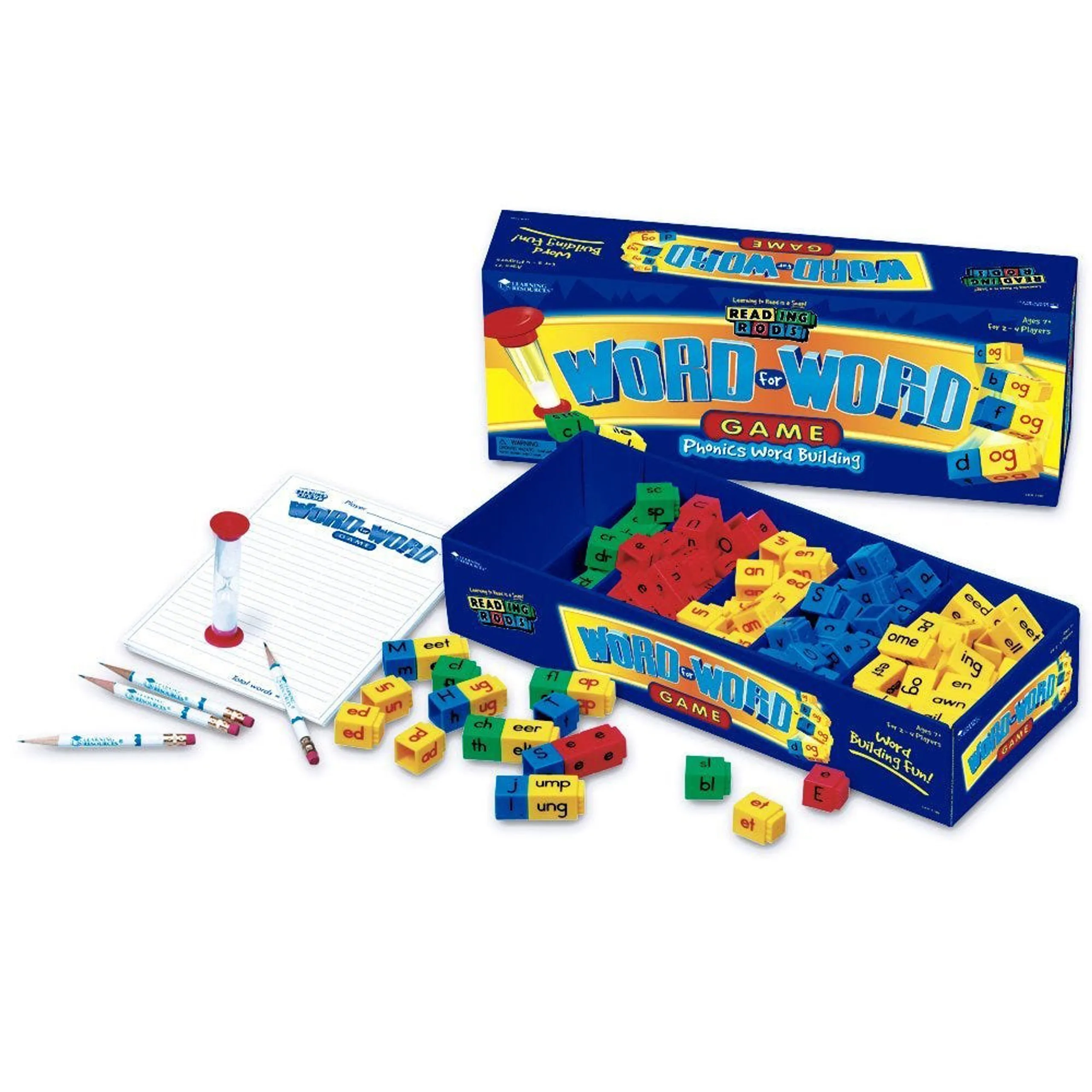 Reading Rods Letters Kit - Suitable for 3 years and above 96 pieces