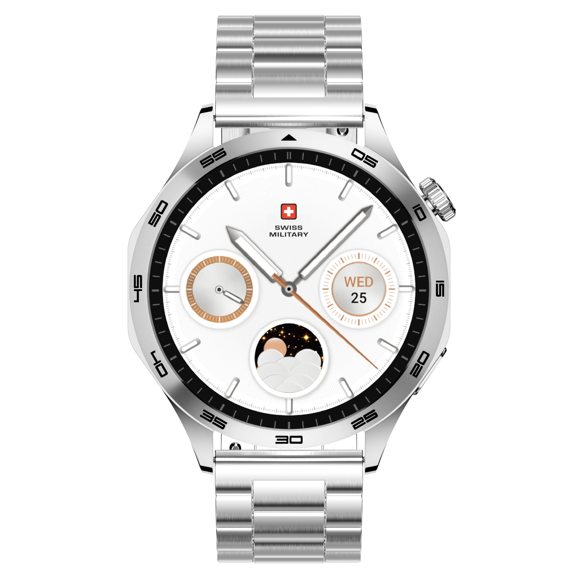 Smartwatch 45mm Stainless Steel GPS