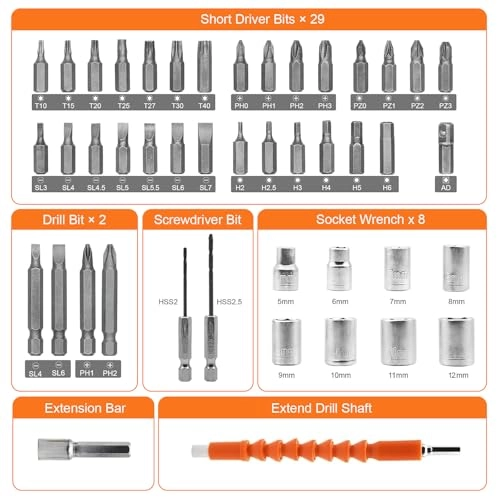 Cordless Electric Screwdriver - 1300mah