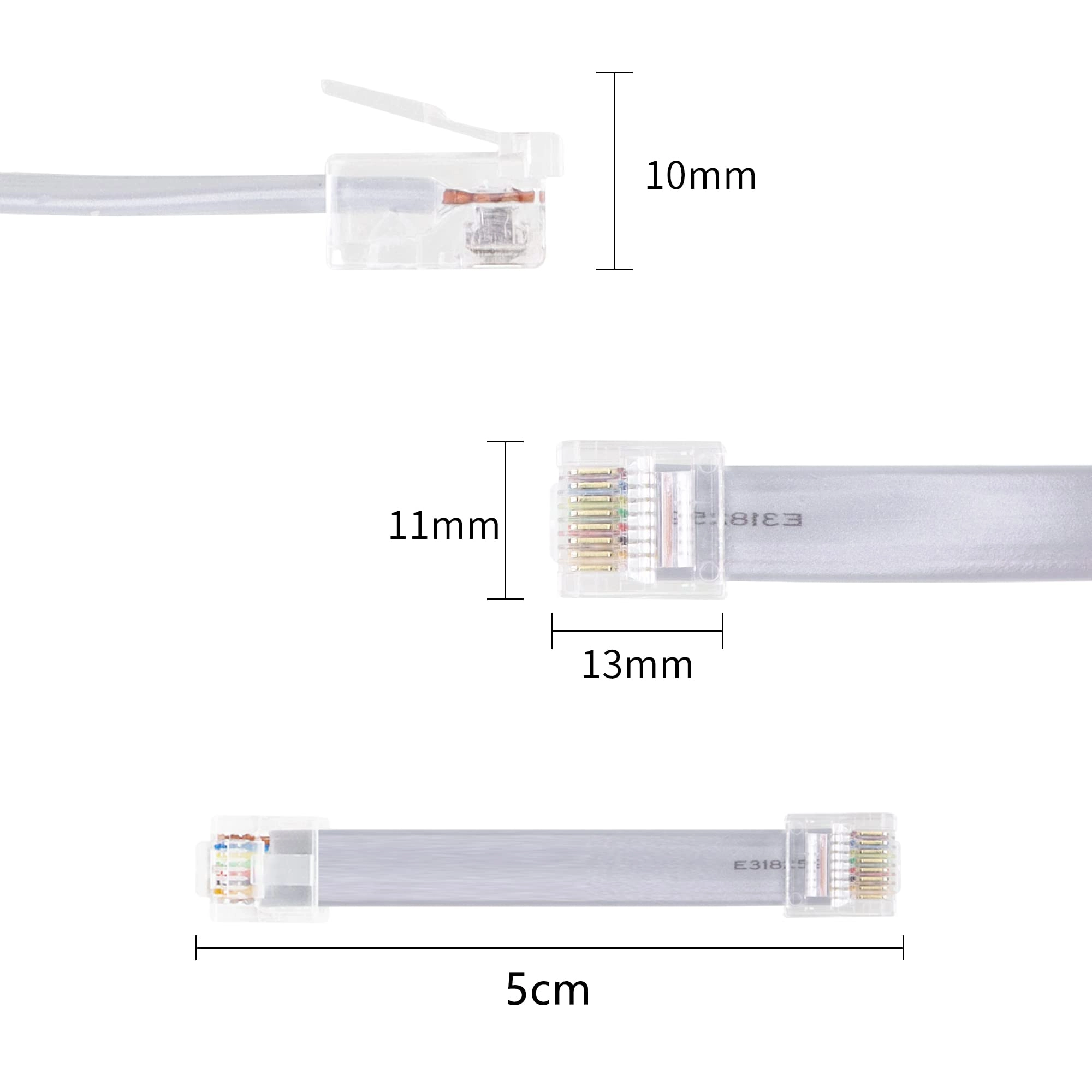 Cat5e Ethernet Patch Cable - 5 CM
