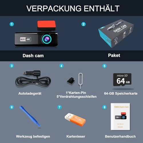 dash cam - 4K 1080P