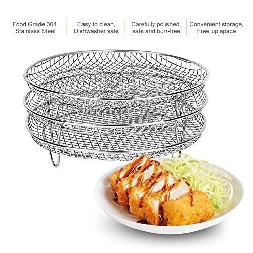 Air Fryer Rack - 304 stainless steel 3 Layers
