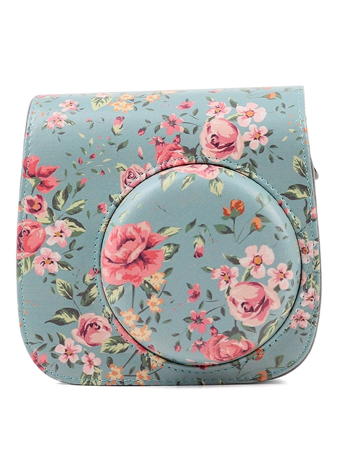 Caiul Vintage Rose Design Camera Case - Fujifilm Instax Mini 9, Instax Mini 8, 8+ Instant Camera