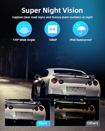 Mirror Dash Cam 3 Channel - 2K