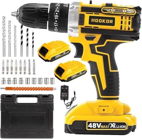 Cordless Drill Set - 48V 1300mAh